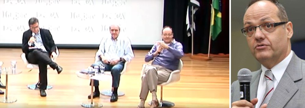 Jornalista Fernando Brito, do blog Tijolaço, destaca trecho de uma fala do professor Samuel Pessoa, da Fundação Getúlio Vargas, que já atuou como um dos principais assessores econômicos de Aécio Neves, e comenta: "Dizer que 'está feliz' com a queda do nível de emprego e com a redução dos valores dos salários, num país pobre como o Brasil, é algo completamente desumano"; assista