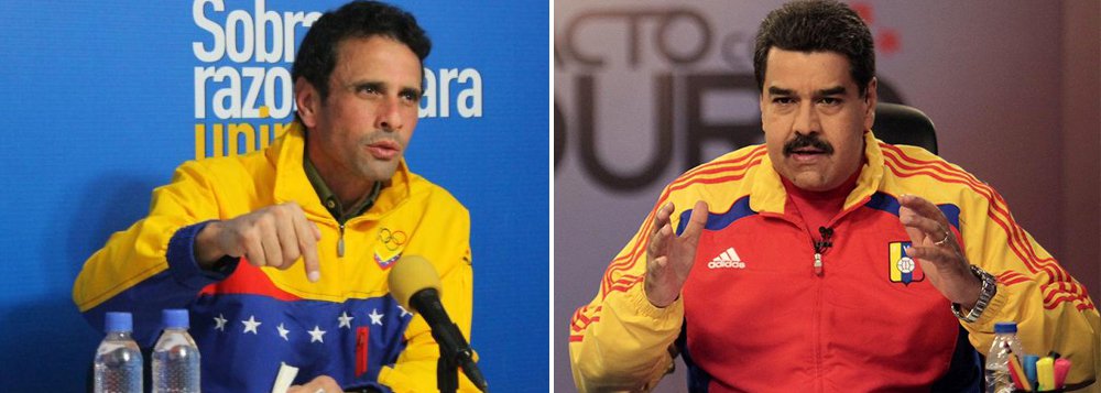 Coalização de oposição na Venezuela, Mesa de la Unidad Democrática (MUD), conquistou 99 dos 167 assentos da Assembleia Nacional nas eleições legislativas deste domingo; o "oficialismo", bloco de governo que inclui o partido socialista de Nicolás Maduro PSUV e partidos aliados, ficou com 46 assentos, segundo divulgou o Conselho Nacional Eleitoral (CNE) após a apuração de 96% das urnas; o ex-candidato à presidência Henrique Capriles postou no Twitter que "os resultados são os esperados! A Venezuela ganhou! Irreversível! Com muita humildade, serenidade, maturidade, assumamos o que o Povo decidiu!"