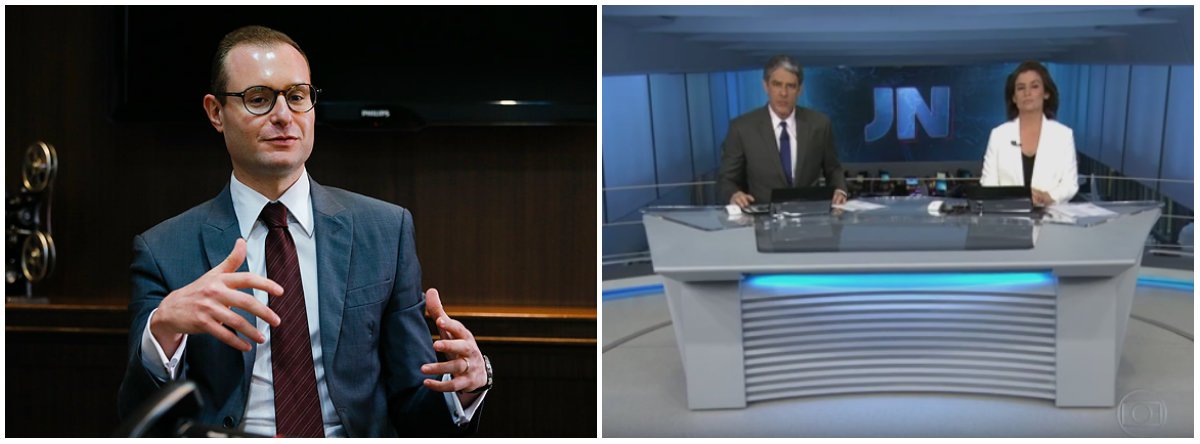 Cristiano Zanin Martins, que defende o ex-presidente Lula, afirma em nota que a Rede Globo "usou de recursos televisivos para conferir credibilidade a uma denúncia frágil" apresentada pelo MP-SP e esclarece que o contato que a emissora fez com a defesa foi por meio da Globonews, "canal fechado que não se confunde com a REDE GLOBO DE TELEVISÃO", e não para responder reportagem ofensiva do Jornal Nacional; advogado volta a ressaltar que o pedido de resposta feito por ele é legítimo e atende a lei