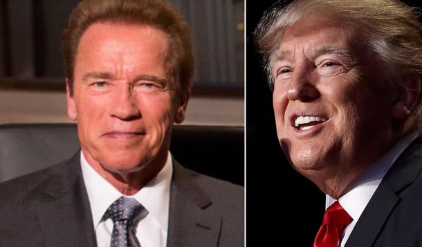 Ator Arnold Schwarzenegger sugeriu a Donald Trump uma troca de funções depois que o presidente dos Estados Unidos brincou com os índices de audiência de "O Aprendiz", seu antigo programa de TV; "Ei, Donald, tenho uma grande ideia. Por que não trocamos de trabalho? Você se encarrega da TV, já que era um especialista nos índices de audiência, e eu me encarrego do teu trabalho, e assim as pessoas podem finalmente dormir tranquilas de novo"