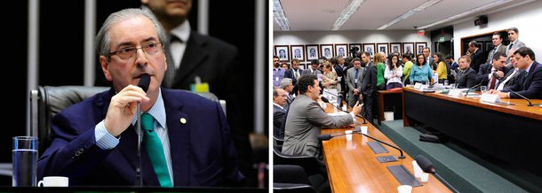 Presidente do Conselho de Ética da Câmara dos Deputados, José Carlos Araújo (PSD-BA), adiou para a próxima terça-feira (24) a leitura do relatório preliminar apresentado pelo deputado Fausto Pinato (PRB-SP) recomendando a continuidade do processo de cassação do mandato do presidente da Câmara, Eduardo Cunha (PMDB-RJ) por quebra de decoro parlamentar; conselho já havia anunciado a suspensão da reunião desta quinta-feira (19) quando seria feita a leitura do relatório