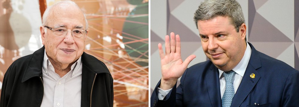 "No Senado, onde julgam a Dilma, continua o seminário sobre como ser eleito sem precisar de votos. No julgamento, todos os membros do júri já tinham seu veredito pronto antes de começar. O que certamente apressou a pantomima", disse o escritor Fernando Verissimo; indicado pelo PSDB para relatar a admissibilidade do impeachment no Senado, o senador Antonio Anastasia (PSDB-MG), braço direito do tucano Aécio Neves, apresentou ontem um parecer sem surpresas a favor do golpe