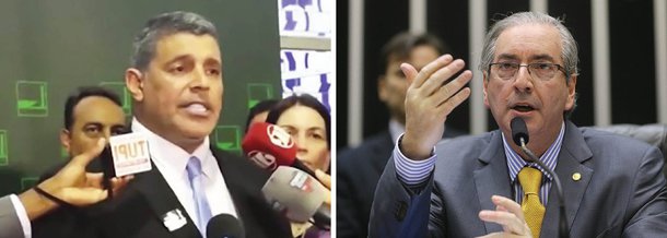 Ator Alexandre Frota foi responsável por protocolar na Câmara dos Deputados, nesta quarta-feira 13, o 36º pedido de impeachment contra a presidente Dilma Rousseff; questionado se não chegou atrasado, respondeu: "Nunca é tarde"; em seu curto discurso, em que criticou o governo, afirmou: "Saibam que nós brasileiros não vamos desistir em acabar com esse governo safado e vagabundo de Dilma. Vou entregar essa peça ao meu malvado favorito, Eduardo Cunha"