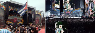 Na apresentação, o vocalista dos Rolling Stones, Mick Jagger, disse que "os tempos estão mudando". "Sabemos que há alguns anos era difícil ouvir a nossa música em Cuba, mas aqui estamos nós", afirmou Mick Jagger, em espanhol