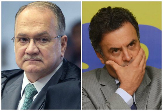 Ao contrário do grupo Globo, que fingiu não ver as denúncias da Odebrecht contra o senador Aécio Neves (PSDB-MG), articulador do golpe de 2016, a Folha de S. Paulo cobrou do ministro Luiz Fachin, novo relator da Lava Jato, em editorial, a punição ao presidente do PSDB; Tendo de início vitimado nomes do PT e do PMDB, a Lava Jato aproxima-se de líderes tucanos e de outras legendas, cujos contratos com empreiteiras no plano estadual clamam por detido exame. O combate à corrupção prossegue, portanto, em frentes novas e antigas —e ao ministro Fachin cumpre levá-lo adiante com celeridade e sem preferências ideológicas, diz o texto do jornal de Otávio Frias de Oliveira