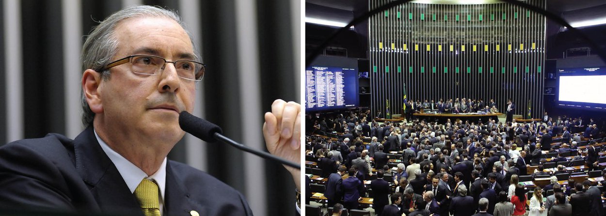 Para o jornalista Fernando Brito, do Tijolaço, Eduardo Cunha está forçando uma votação secreta para a escolha dos integrantes da comissão do impeachment à revelia das bancadas; "Assim, uma eventual maioria do PSDB, do DEM e de outros partidos de oposição poderão escolher os representantes do PMDB . por exemplo, na comissão", afirma; o jornalista lembra também que a votação está sendo secreta, "uma decisão espúria diante do que prevê a tradição da Casa e, até, à recentíssima decisão do Ministro Luiz Fachin, do STF, que obrigou à votação aberta da licença para manter preso Delcídio Amaral"