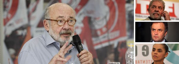 O jornalista Ricardo Kotscho afirmou nesta segunda-feira, 26, sobre a pesquisa Ibope com os principais nomes que podem disputar a presidência da República em 2018, a queda da popularidade de Lula não beneficiando nenhum dos possíveis candidatos da oposição; "Em um ano, aumentou de 42 para 47% o número de eleitores que não votariam de jeito nenhum no tucano Aécio Neves. A rejeição de Marina Silva, que acabou de legalizar seu partido, a Rede, subiu de 31 para 50%", afirma