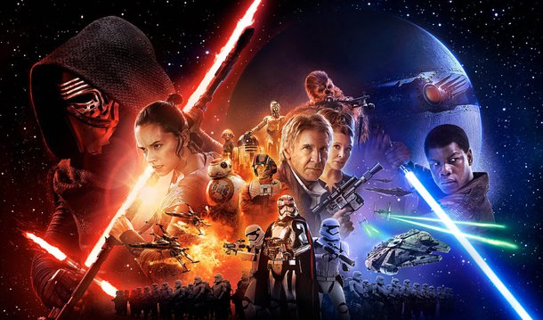 As vendas de ingressos globais para o último filme da franquia Star Wars, "Star Wars: O Despertar da Força", devem chegar a US$ 2 bilhões neste sábado (6), informou a Walt Disney; "O Despertar da Força" já é o terceiro filme de maior bilheteria da história de Hollywood, atrás apenas  das porduções Avatar" e "Titanic"
