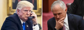 Presidente dos Estados Unidos, Donald Trump, classificou um acordo de troca de refugiados com a Austrália de "idiota" durante conversa telefônica ríspida com o primeiro-ministro australiano, ameaçando criar uma rixa incomum entre os dois aliados próximos; Trump descreveu o plano de reassentamento com a Austrália como "o pior acordo da história" e acusou a Austrália de tentar exportar autores de ataques a bomba como o de Boston; telefonema deveria ter durado uma hora, mas durou apenas 25 e foi encerrado quando Trump desligou o aparelho abruptamente