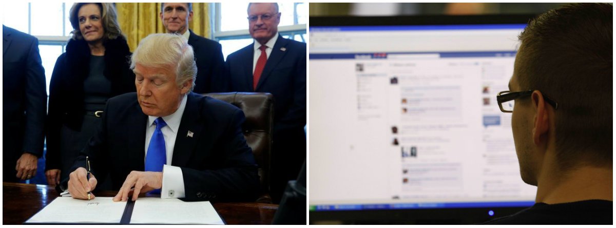 Os oficias de chancelaria dos EUA, ao avaliar as solicitações de visto para o país, passarão a conferir as contas dos solicitantes nas redes sociais, informou aos jornalistas o secretário de Segurança Nacional, John Kelly; "A análise das redes sociais será realizada durante o processamento das solicitações de visto", explicou o alto funcionário