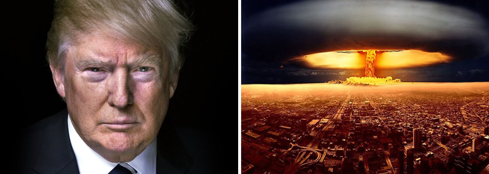 Congresso norte-americano apresentou projeto de lei intitulado "restrição de uso primordial de bomba nuclear" que deve reduzir o risco de conflito com outros países; "Essa lei vai proibir iniciativa de Trump de realizar ataque nuclear primordial sem declaração de guerra pelo Congresso. O problema de 'uso preventivo' tornou-se criticamente importante agora que o presidente, Donald Trump, tem direito de iniciar uma guerra nuclear a qualquer momento" disse o senador do partido Democrata, Edward Markey; Trump já mencionou repetidamente essa possibilidade para combater o terrorismo