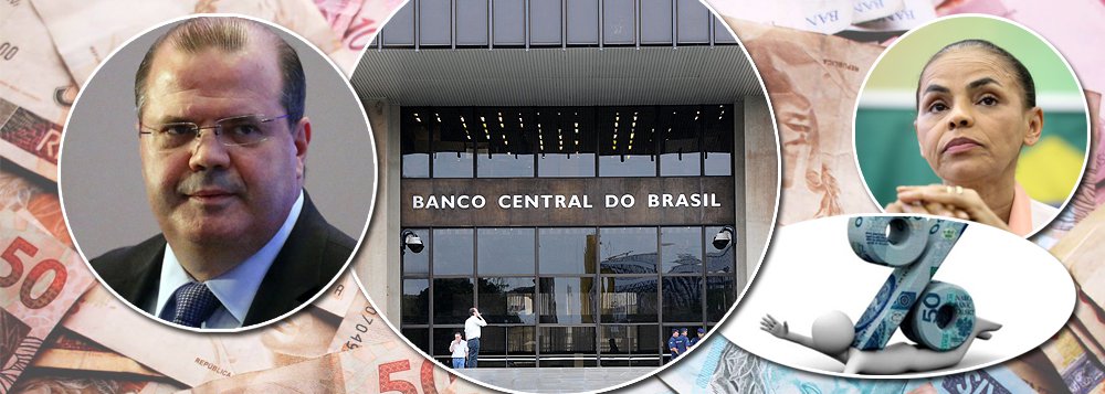 "Elevar os juros de um país que entra no segundo ano de recessão consecutiva não teria sido uma opção discutível, mas absurda", avalia o colunista do 247 Paulo Moreira Leite; para o jornalista, "por trás das críticas à decisão do Banco Central, cujo maior efeito prático foi evitar uma degradação maior da economia, encontra-se aquela velha visão favorável à criação de um regime de independência do Banco Central. Não custa lembrar, porém, que essa ideia fazia parte do programa de governo de Marina Silva, candidata que nem chegou ao segundo turno em 2014"; segudno ele, quem defende essa ideia "é aquela turma que manipula conceitos como 'confiança' e 'credibilidade' para reivindicar medidas que sempre beneficiam seus interesses particulares e ignoram as necessidades do país"