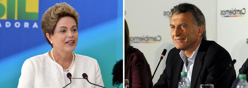 A presidente Dilma Rousseff deve encontrar o presidente eleito da Argentina, Mauricio Macri, antes de sua posse na sede do governo argentino, a Casa Rosada, marcada para 10 de dezembro; o encontro entre o presidente do Brasil e presidentes eleitos do país vizinho antes da posse é uma espécie de tradição e ocorreu anteriormente quando Lula e Fernando Henrique Cardoso governavam o país