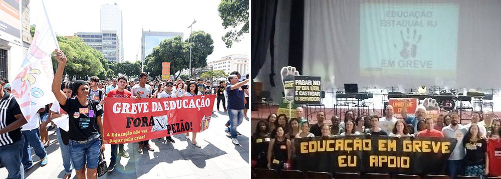 Após quase três horas, terminou sem acordo a reunião entre o Sindicato dos Profissionais da Educação do Rio de Janeiro (Sepe) e o secretário de Estado de Educação, Antonio Vieira Neto, para encerrar a greve da categoria, que já dura 35 dias; no entanto, segundo o sindicato, houve avanço na negociação das reivindicações que não envolvem questões financeiras
