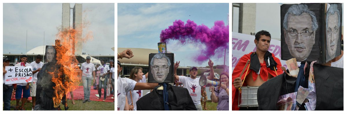 Em Brasília, o ato foi no gramado, em frente ao Congresso Nacional. O ato foi promovido pela "Frente Povo Sem Medo" e aconteceu em várias cidades do país,  entre elas de Belo Horizonte (MG), Uberlância (MG), Porto Alegre (RS), Rio (RJ), Palmas (TO), Boa Vista (RR), Curitiba (PR) e Fortaleza (CE)