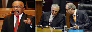 "Caso consigam dar o golpe, a velha turma que comandou o Brasil por anos vai finalmente impedir que as apurações continuem avançando contra gente como Eduardo Cunha, Michel Temer, Aécio Neves, Agripino Maia, Fernando Collor, Antônio Imbassahy, Jovair Arantes e outras dezenas", publicou o deputado distrital Chico Vigilante (PT), em sua página no Facebook; "Está chegando perto e eles sabem disso. Só um golpe de estado pode frear as investigações", acrescentou