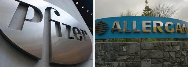 As empresas farmacêuticas Pfizer, dos Estados Unidos, e a irlandesa Allergan estão prestes a fechar um acordo de fusão avaliado em cerca de US$ 150 bilhões, segundo o jornal "The Wall Street Journal"; junção das duas empresas resultará na criação do maior grupo do setor em nível mundial; dntre os medicamentos fabricados pelas duas companhias estão o Viagra e o Frontal, da Pfizer, e o Botox, da Allergan