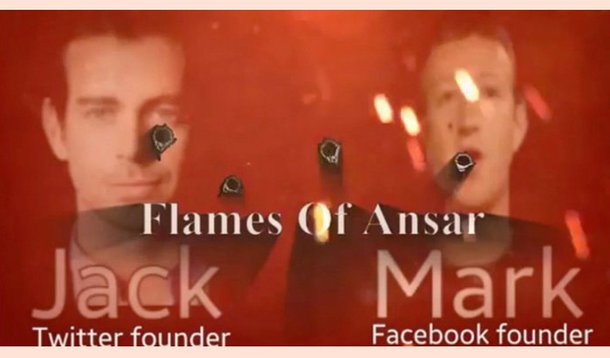 Em vídeo divulgou na internet, terroristas fazem ameaças aos fundadores do Twitter, Jack Dorsey, e do Facebook, Mark Zuckerberg, em resposta às ações das duas empresas para bloquear conteúdo terrorista nas redes sociais; "Se vocês fecharem uma conta, nós tomaremos dez em troca e logo seus nomes serão apagados, após deletarmos seus sites, se Alá quiser", dizem os terroristas, que alegam ter controle sobre mais de 10.000 contas e 150 grupos no Facebook, além de 5.000 perfis no Twitter; vídeo mostra imagens dos dois executivos são perfuradas com balas
