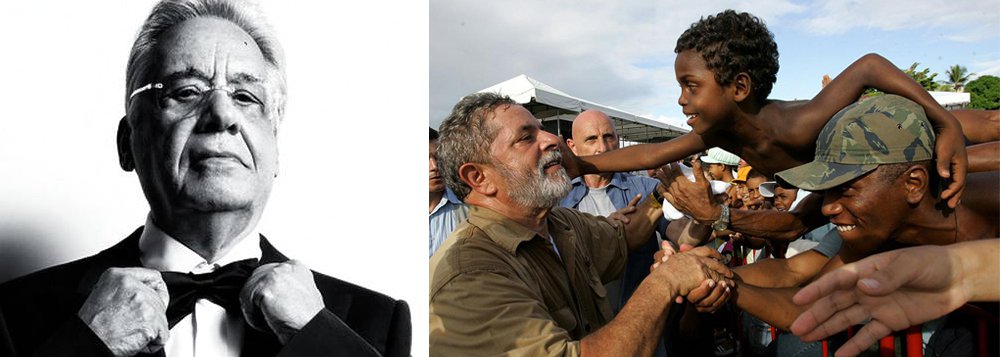 Flávio de Castro, professor de arquitetura na UNIFEMM, define em artigo a diferença dos casos que envolvem Lula e FHC; "Lula carregando uma caixa de isopor e sendo dono de um barco de lata é uma cômica farofa. Se FHC carregasse uma caixa de isopor e fosse dono de um barco de lata seria uma concessão à humildade", compara; para ele, "a questão é preconceito. Vejam como um fraque cai naturalmente bem em FHC. Um fraque assim em Lula, certamente, deveria ter sido roubado"