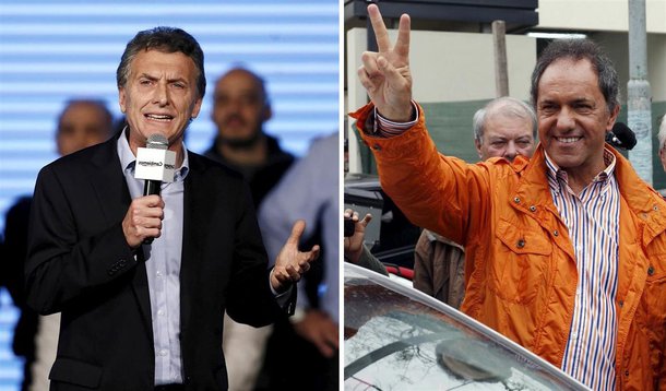 A candidatura de oposição, encabeçada por Macri, teria 46,3 por cento dos votos, contra 40,2 por cento do candidato governista, segundo pesquisa da consultoria Management &amp; Fit Opinión, publicada no jornal Clarín, que faz oposição aberta ao kirchnerismo