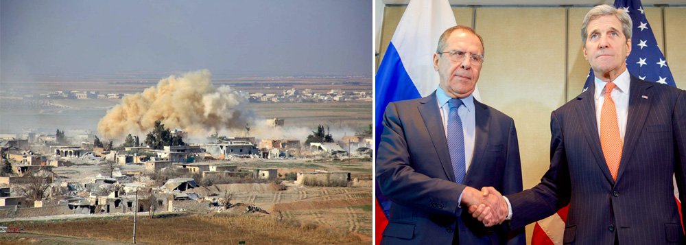 “Acordamos uma cessação das hostilidades em todo o país no prazo de uma semana”, disse o secretário de Estado norte-americano, John Kerry, durante uma conferência de imprensa; não haverá cessar-fogo contra o grupo terrorista Estado Islâmico; o acesso à ajuda humanitária será ampliado a uma série de cidades, segundo Kerry