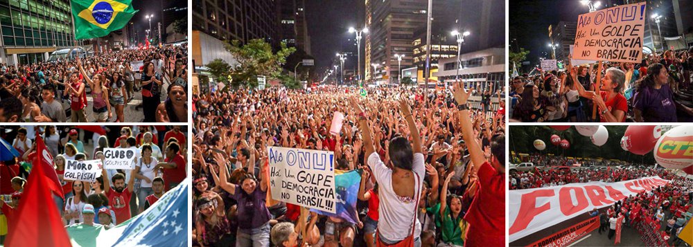 "As mobilizações cotidianas contra o golpe são a melhor arma para não dar descanso aos golpistas e à gangue de Michel Temer, o assédio direto a ele, ao seu assecla Eduardo Cunha, aos parlamentares que votaram pelo golpe", afirma o colunista 247 Emir Sader; "Se eles querem impor um presidente pela via indireta, como fez a ditadura, se eles pretendem impor um governo dos empresários contra o povo, como fizeram Collor e FHC, se eles pretendem desconhecer a vontade popular, como na derrota da campanha das diretas, temos que apontar os caminhos da reviravolta democrática", afirma o cientista político; para Sader, "só a luta por novas eleições pode dotar o extraordinário movimento popular de instrumentos de denúncia do caráter ilegítimo do governo que querem impor ao país"