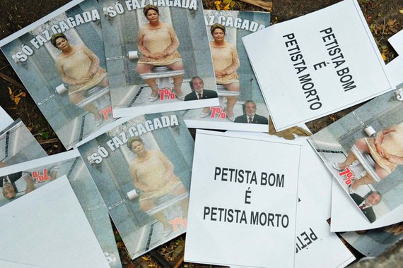 A profanação dos mortos é algo que se considera mais que chocante. É coisa abjeta. Infelizmente, no Brasil doentio e neoudenista de hoje, essas manifestações insanas de ódio político contra o PT e a esquerda em geral tornaram-se corriqueiras, quase banais