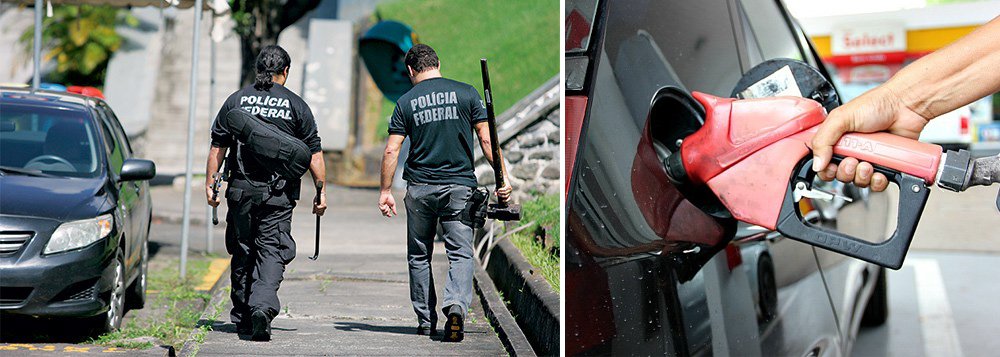 A Polícia Federal realiza a segunda fase da Operação Dubai, que apura a existência de um possível cartel no setor de combustível; os policiais cumpre quatro mandados de condução coercitiva (quando a pessoa é obrigada a prestar depoimento) e quatro de busca e apreensão em endereços de empresários ligados às redes de postos de combustível Braga, Auto Shopping e Original; na primeira fase da operação, iniciada em novembro do ano passado, foram expedidos 44 mandados de busca e apreensão, 25 de condução coercitiva e sete prisões temporárias, no DF e no Rio; segundo os cálculos da PF, o prejuízo gerado pelo cartel pode chegar a R$ 1 bilhão por ano