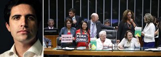 Colunista Bernardo Mello Franco cobra o afastamento de Eduardo Cunha da presidência da Câmara; ele ressalta as manobras do peemedebista no processo de impeachment de Dilma Rousseff e elogia a deputada Luiza Erundina, do PSOL, que se sentou por alguns minutos na cadeira que ele não deveria mais ocupar: “Aos 81 anos, a paraibana deu uma lição aos ministros do Supremo que continuam de braços cruzados”