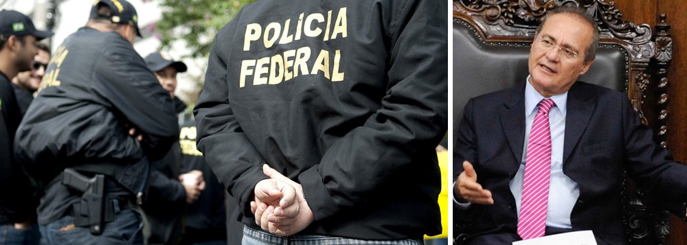 A Polícia Federal pediu ontem ao Supremo Tribunal Federal (STF) mais prazo para concluir o inquérito da Operação Lava Jato sobre  o presidente do Senado, Renan Calheiros (PMDB-AL), e o deputado federal Aníbal Gomes (PMDB-CE); a investigação foi aberta em março, a partir das informações fornecidas em acordos de delação premiada