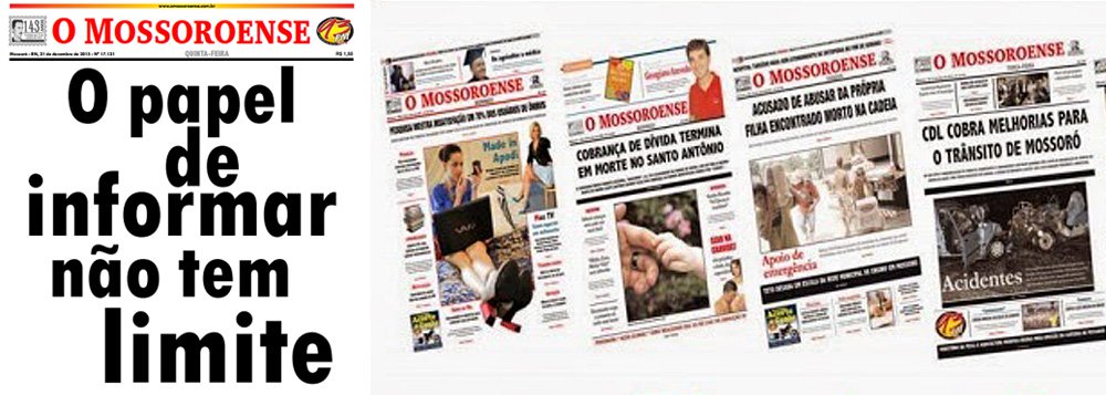 “O Mossoroense” publicou sua última edição em papel no dia 31 de dezembro de 2015, após 143 anos, dois meses e 15 dias em circulação; de acordo com o ranking da Associação Nacional dos Jornais, “O Mossoroense” é o terceiro jornal mais antigo do Brasil (para “O Mossoroense”, da América Latina) – atrás apenas do “Diário de Pernambuco” e do carioca “Jornal do Commercio”; o jornal continua, no entanto na internet
