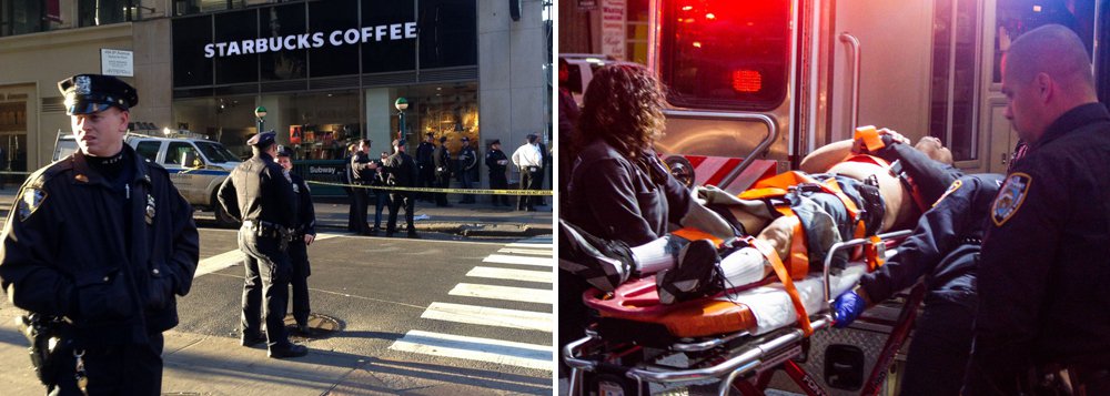 Uma pessoa morreu e outras duas ficaram feridas após um tiroteio na estação de transportes Penn Station, em Nova York; paradeiro do atirador ainda é incerto, segundo veículos de imprensa norte-americana