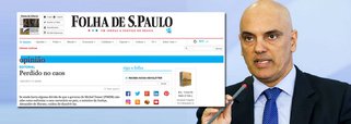 Em editorial nesta sexta-feira, a Folha de S.Paulo criticou duramente o ministro da Justiça, Alexandre de Moraes, classificado pelo periódico como "perdido no caos"; "Atirando para todos os lados, o ministro também tachou de pseudoespecialista quem criticou o plano nacional de segurança apresentado pelo governo e, como se enunciasse grande ideia, sugeriu que a visita de advogados de chefes de facções a presídios deveria ser monitorada, inclusive por meio de gravações de suas conversas", diz o jornal