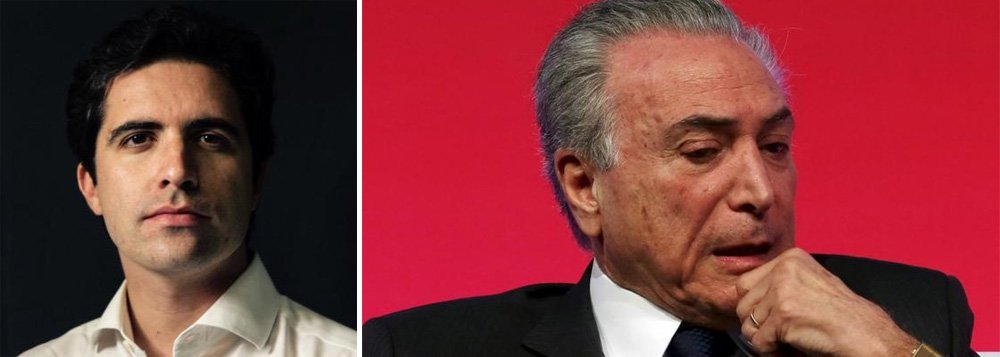 O jornalista Bernardo Mello Franco questiona a viabilidade do programa do vice Michel Temer, que prevê privatizar tudo, rever programas sociais e conter drasticamente os gastos públicos; "É difícil imaginar que algum candidato fosse eleito no Brasil com uma agenda assim, que faria corar muitos tucanos. Mas isso não vem ao caso, porque Temer não terá que consultar o povo para vestir a faixa", diz ele