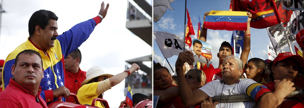 O presidente da Venezuela, Nicolás Maduro, pediu que  os eleitores votem nas eleições legislativas que vão definir a configuração da Assembleia Nacional; "Chegou o dia e a hora da vitória do povo, vamos fé no futuro de nossa pátria", escreveu o presidente chavista, no Twitter; pela primeira vez, desde que Hugo Cháves assumiu o poder, em 1999, a oposição, reunida na Mesa da Unidade Democrática (MUD), chega para uma eleição com chances reais de vitória na Assembleia; mesmo assim, o presidente venezuelano conclamou o que chamou de "povo de libertadores e libertadoras" a fazer uma "história grande"