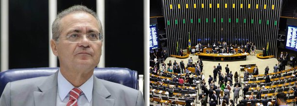 A informação foi repassada pelo presidente do Senado, Renan Calheiros (PMDB-AL), aos seus aliados; o parlamentar quer seguir o regimento interno, que dispõe que a sessão conjunta da Câmara e do Senado deve ser convocada na terceira semana de cada mês; ou seja, deve ficar para o dia 17 de novembro; um dos vetos que será apreciada pelos parlamentares prevê o reajuste dos servidores do Poder Judiciário, que, segundo dados do governo, tem um impacto de R$ 36,2 bilhões até 2019
