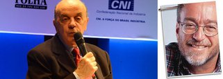 Jornalista Paulo Nogueira, do Diário do Centro do Mundo, criticou o tratamento dado pelos veículos tradicionais da mídia ao ministro de Relações Exteriores, José Serra, em entrevista coletiva em que Serra dizia ser necessário respeitar o resultado das eleições. Nos Estados Unidos; "Mas e no Brasil, chanceler?", questiona Nogueira, ao estranhar a ausência da pergunta ao ministro; "É a chamada chapa branca levada a seus mais extremos limites. Algum dos jornalistas presentes se deu conta da pergunta que não foi feita? Ou estão todos já tão condicionados pelas redações em que trabalham que sequer repararam no crime antijornalismo que estava sendo cometido ali?", questiona