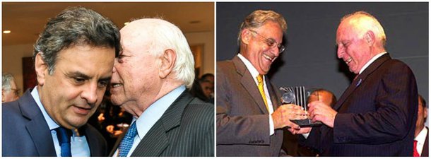 Segundo o jornalista Fernando Brito, do Tijolaço, "é verdade que há ligações entre Jorge Gerdau Johannpeter e o Governo Dilma", "mas verdade também que Gerdau tem ligações – e bem mais fortes e antigas – com o PSDB e não teve nenhum problema em comparecer a eventos promovidos para apoiar Aécio Neves em 2014, além de abrir as burras ao candidato tucano, como aliás é sua tradição há décadas"; blogueiro destaca que o empresário doava para todos os partidos, mas que sua "preferência era claríssima, manifestada em encontros de empresários peso-pesado em favor de Aécio Neves e  Geraldo Alckmin"