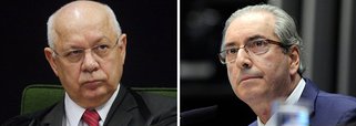 De férias no Rio Grande do Sul, o ministro Teori Zavascki, relator dos processos da Lava Jato no Supremo Tribunal Federal, deverá juntar o pedido de afastamento do presidente da Câmara feito pelo procurador-geral da República, Rodrigo Janot, com a análise da primeira denúncia contra Eduardo Cunha quando voltar do recesso do Judiciário, em fevereiro; ministros da corte avaliam que, se os dois casos foram analisados separadamente, o pedido de afastamento de Cunha tem poucas chances de ser aceito, pela falta de prova de que o deputado usou seu cargo para obstruir investigações contra ele na Câmara; já se o STF transformar cunha em réu, o afastamento seria quase uma consequência