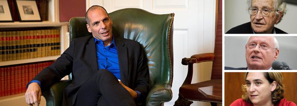 Ex-ministro de Finanças da Grécia Yanis Varoufakis apresentou nesta terça-feira, 9, em Berlim, o Movimento Democracia na Europa 2025 (DiEM25), que pretende ser uma plataforma de coesão dos partidos de esquerdas do continente; DiEM25 busca atuar contra o endividamento público, o sistema bancário, o investimento insuficiente, a política migratória da UE e o aumento da pobreza; assinaram o manifesto políticos, intelectuais como o pensador americano Noam Chomsky, o político de esquerda alemão Oskar Lafontaine e a prefeita de Barcelona, Ada Colau, do partido espanhol Podemos