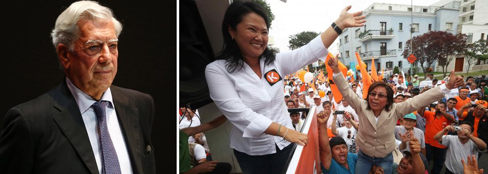 “O que é que acontece se a senhora Fujimori vencer as eleições? A ditadura será legitimada”, afirmou o escritor, na Biblioteca do Congresso dos Estados Unidos, em Washington, após receber homenagem em reconhecimento à sua carreira literária