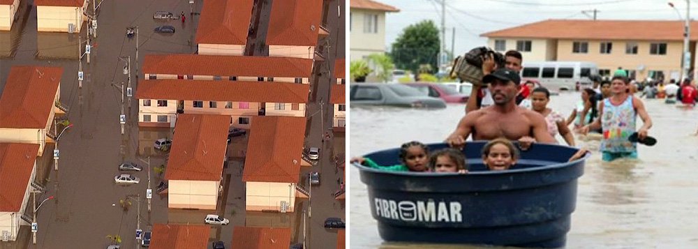 As fortes chuvas que caem sobre o estado do Rio de Janeiro em consequência da chegada de uma frete fria, já causaram a morte de pelo menos cinco pessoas e deixaram centenas de desabrigadas, principalmente no Grande Rio e na Região dos Lagos, duas das regiões mais afetadas pelos temporais; em Maricá, onde cerca de 650 pessoas estão desabrigadas e vários bairros estão ilhados, o prefeito Washington Quaquá decretou estado de calamidade e o município solicitou ajuda do Ministério da Defesa