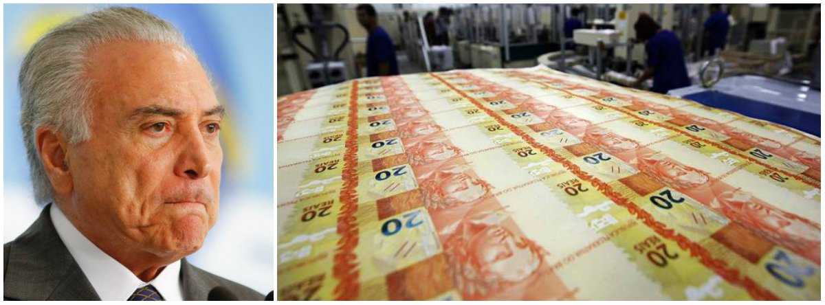 Com a entrada em vigor da PEC 55, conhecida como PEC do teto dos gastos, a equipe econômica do governo Temer irá cortar em R$ 4,7 bilhões o Orçamento Geral da União em 2017, pouco tempo depois da notícia de que o governo registrou a pior arrecadação em seis anos; segundo o ministro do Planejamento, Dyogo Oliveira, o ajuste é necessário porque a lei orçamentária deste ano tinha sido aprovada com um valor maior que o novo teto; fazem parte dos cortes emendas parlamentares não obrigatórias, revisão para baixo de gastos com a Previdência Social e diminuição das projeções com o funcionalismo público, entre outras áreas, que deverão afetar principalmente os investimentos sociais, segundo especialistas