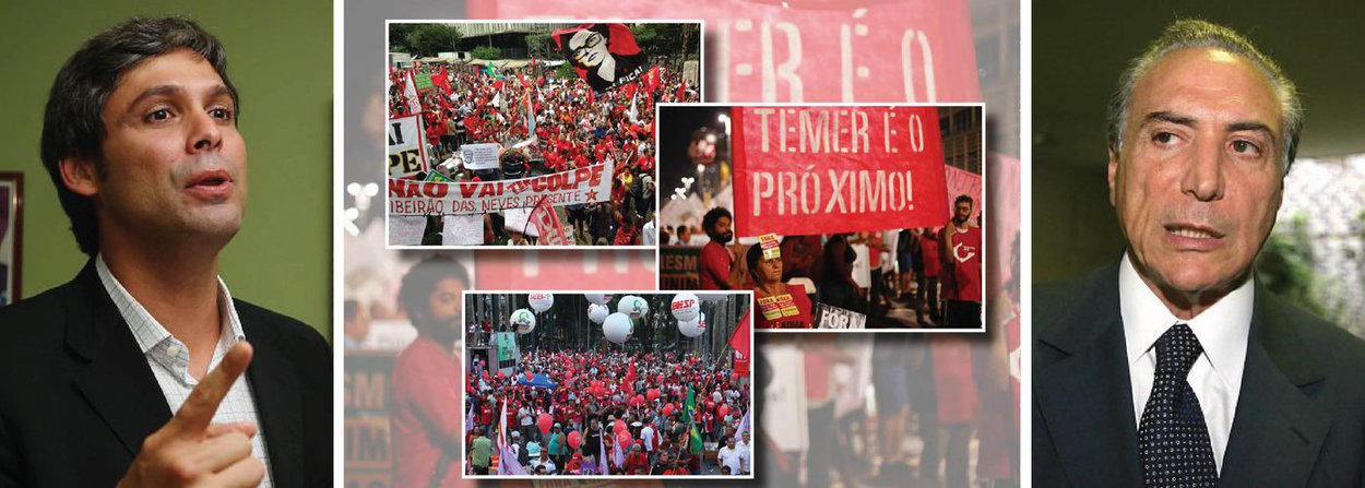 “Se o Michel Temer assume a Presidência, de cara, vai vir a ilegitimidade. O povo brasileiro está desconfiado disso porque eles assaltaram o poder. Acho que vai surgir um movimento Fora, Temer e Fora, Cunha. Existe uma discussão sobre eleições também. Consumado o golpe, vai ficar clara a ilegitimidade. E vai, sim, crescer no Brasil a discussão sobre Diretas, Já!, se eles consumarem esse golpe vergonhoso”, disse o senador Lindbergh Farias (PT-RJ) momentos após ter sido confirmada a derrota dos governistas na Câmara