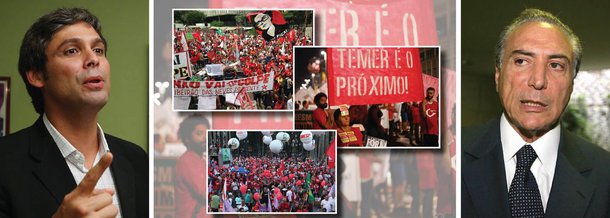 “Se o Michel Temer assume a Presidência, de cara, vai vir a ilegitimidade. O povo brasileiro está desconfiado disso porque eles assaltaram o poder. Acho que vai surgir um movimento Fora, Temer e Fora, Cunha. Existe uma discussão sobre eleições também. Consumado o golpe, vai ficar clara a ilegitimidade. E vai, sim, crescer no Brasil a discussão sobre Diretas, Já!, se eles consumarem esse golpe vergonhoso”, disse o senador Lindbergh Farias (PT-RJ) momentos após ter sido confirmada a derrota dos governistas na Câmara