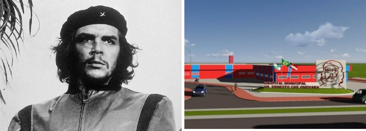 Em Maricá, no litoral do Rio de Janeiro, já está definido que o hospital municipal que está sendo construído irá se chamar Dr. Ernesto Che Guevara, em homenagem ao médico argentino que liderou a Revolução Cubana; decisão foi alvo de críticas de grupos de direita como Revoltados ONLINE e Instituto Liberal; hospital terá 138 leitos para internação; previsão é de que fique pronto no segundo semestre de 2016; investimento de cerca de R$ 40 milhões já foi aprovado por secretarias do estado e pelo Ministério da Saúde