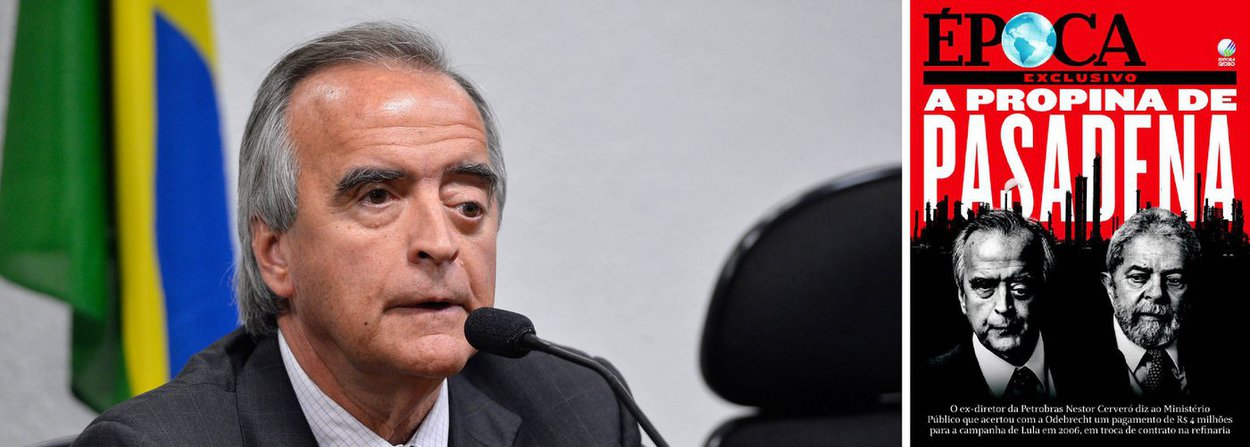 "A esta altura, a nata do 'jornalismo investigativo' – leia-se divulgadores de vazamento – está, como dizia a minha avó, com 'cara de tacho'", diz Fernando Brito, editor do Tijolaço, referindo-se ao esboço de delação, não confirmado na delação oficial de Nestor Cerveró, que rendeu até capa de Época contra o ex-presidente Lula; "Não é possível que o Judiciário brasileiro, o procurador-geral Rodrigo Janot e o ministro da Justiça não se interessem em apurar a origem deste estelionato feito com a delação de Cerveró", afirma