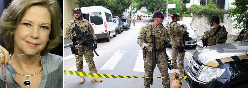 "É um dia histórico", escreve a jornalista, em artigo intitulado "é o fim do projeto do PT"; para ela, "com Lula depondo na Polícia Federal e acossado, junto com a presidente Dilma Rousseff, pela delação premiada do ex-líder do governo Delcídio Amaral, não há outra conclusão possível senão a óbvia: é o fim do projeto do PT, o fim de uma era"
