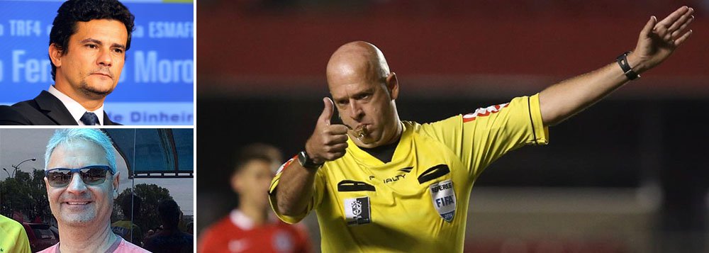 Paulo Nogueira compara juízes de futebol aos magistrados Sérgio Moro, da Lava Jato, e Catta Preta, que suspendeu a posse do ex-presidente Lula; “Não é um jogo justo, não por não haver juízes, mas porque os que existem se comportam como torcedores. Podem favorecer seu lado sem consequências”, diz