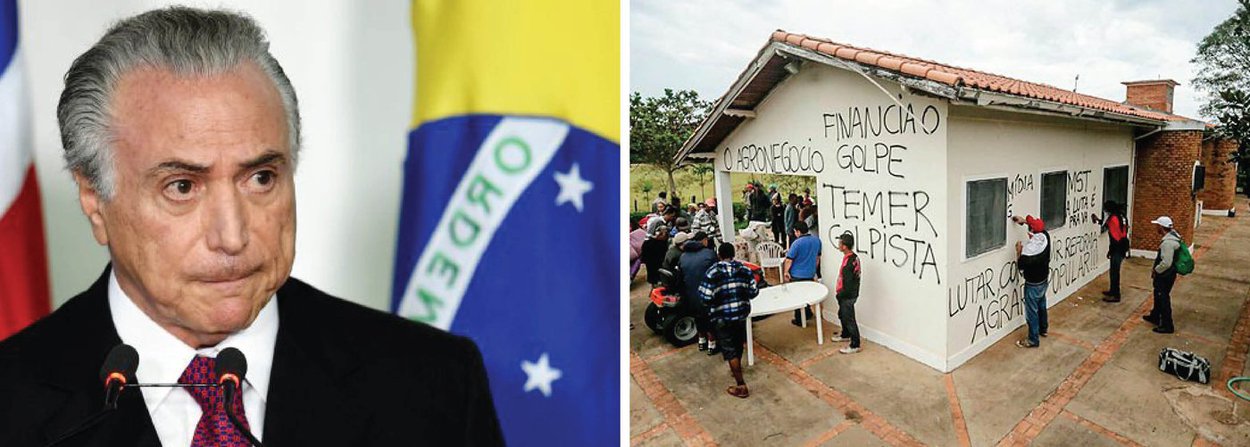 Reportagem da revista Época desta quarta-feria, 11, mostra que a evolução patrimonial do coronel aposentado da Polícia Militar de São Paulo João Baptista Lima Filho, amigo há mais de 30 anos do vice-presidente Michel Temer, ultrapassa R$ 15 milhões; PM aposentado também é dono de 50% da construtora Argeplan, especializada em serviços para o setor público, e dono de fazendas em Duartina, entre elas a Esmeralda, invadida pelo MST na segunda-feira, 9; em acordo de delação premiada com o MPF, o empreiteiro José Antunes Sobrinho, sócio da construtora Engevix descreveu Lima como "pessoa de total confiança de Michel Temer", e disse que "Lima foi diretamente responsável pela indicação de Othon [Pinheiro] junto a Michel Temer, e por sua manutenção no cargo de presidente da Eletronuclear"